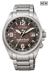 秋田　シチズン　モンベル　腕時計　電波　ソーラーオシャレ　watch montbell camp usa japan canada river sea mountain